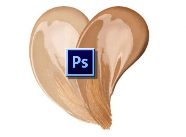 9 foundations and powders with Photoshop effects