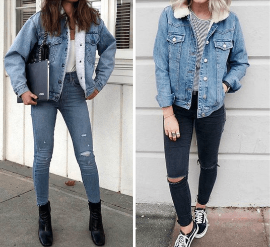 Denim jacket with fur what and how to combine