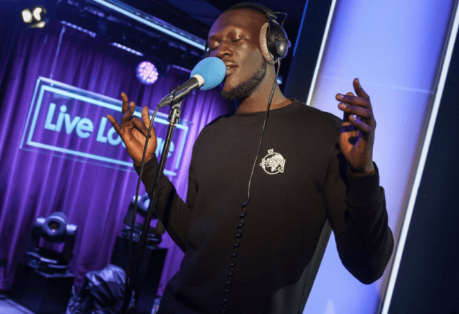 Stormzy took a guitar lesson from Paul McCartney