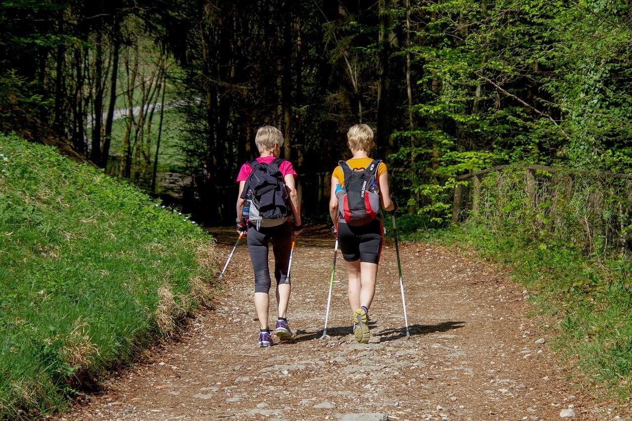 The benefits of Nordic walking with sticks