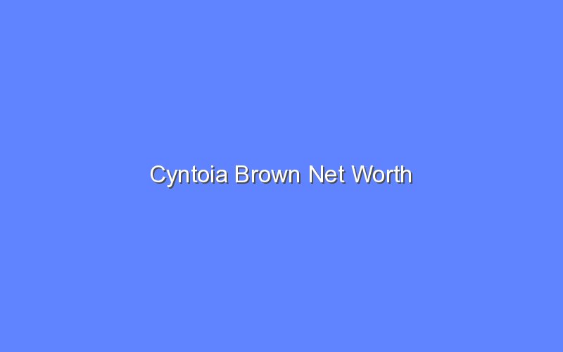 cyntoia brown net worth 14071 1