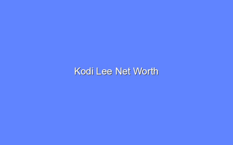 kodi lee net worth 13918 1