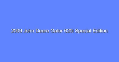 2009 john deere gator 620i special edition 7786