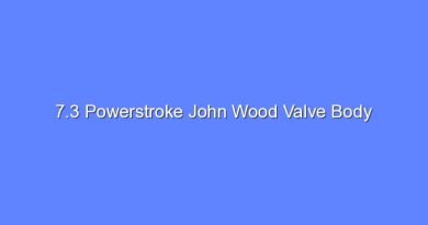7 3 powerstroke john wood valve body 11215