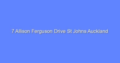 7 allison ferguson drive st johns auckland 11207