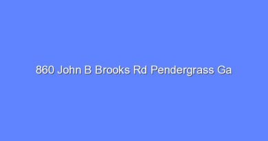 860 john b brooks rd pendergrass ga 7827