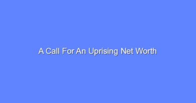 a call for an uprising net worth 2 19901