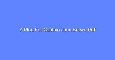 a plea for captain john brown pdf 11229
