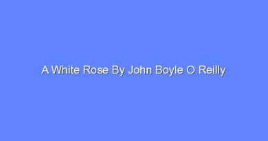 a white rose by john boyle o reilly 9362