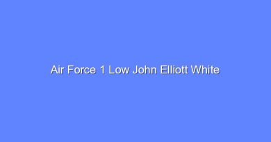 air force 1 low john elliott white 9381