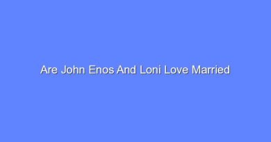 are john enos and loni love married 9412