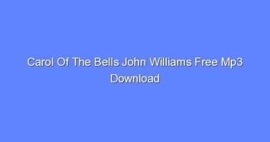 carol of the bells john williams free mp3 download 7898