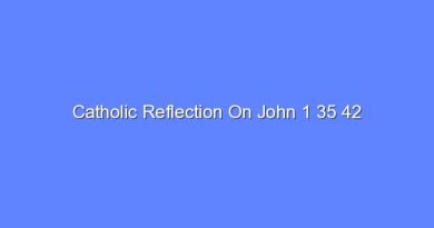 catholic reflection on john 1 35 42 11363
