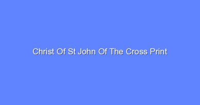 christ of st john of the cross print 9487