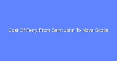 cost of ferry from saint john to nova scotia 9513
