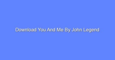 download you and me by john legend 7983