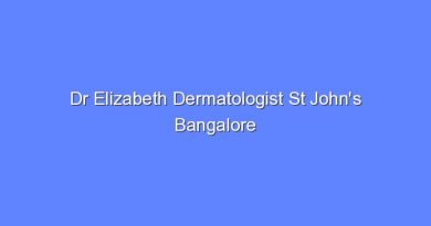 dr elizabeth dermatologist st johns bangalore 9551