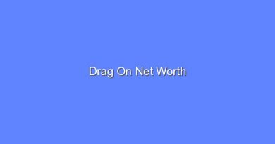 drag on net worth 20557