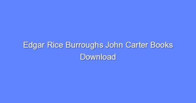 edgar rice burroughs john carter books download 11470