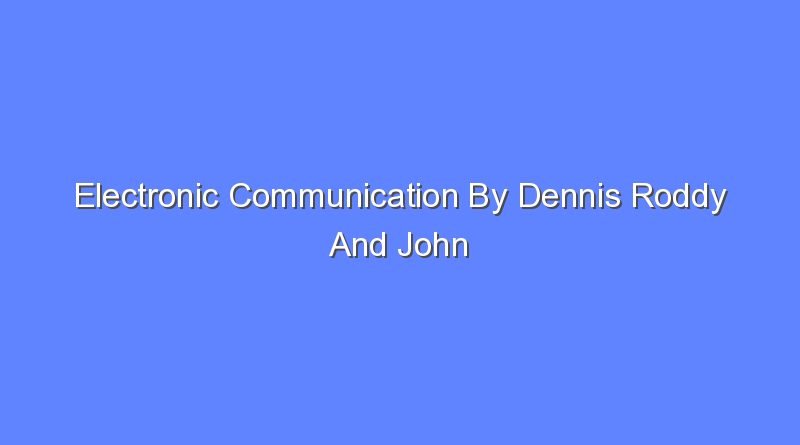 electronic communication by dennis roddy and john coolen pdf 11472