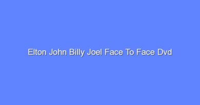 elton john billy joel face to face dvd 11476