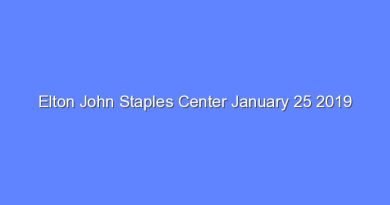 elton john staples center january 25 2019 11496