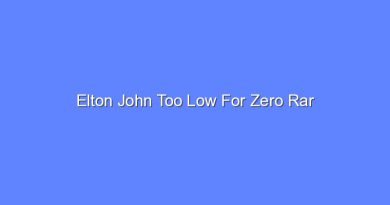 elton john too low for zero rar 9590