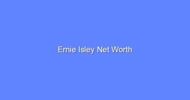 ernie isley net worth 15763