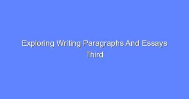 exploring writing paragraphs and essays third edition john langan 9606