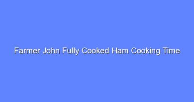 farmer john fully cooked ham cooking time 11522