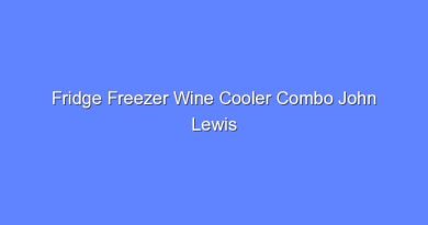 fridge freezer wine cooler combo john lewis 11545