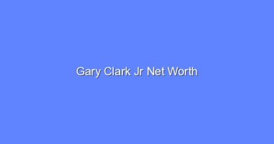 gary clark jr net worth 16518
