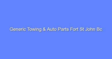 generic towing auto parts fort st john bc 9643