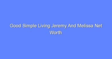 good simple living jeremy and melissa net worth 15773