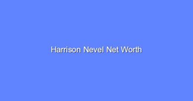 harrison nevel net worth 15790