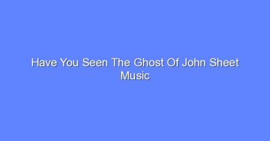 have you seen the ghost of john sheet music 9668