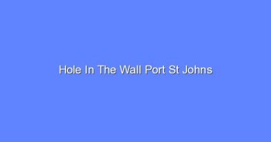 hole in the wall port st johns 11620