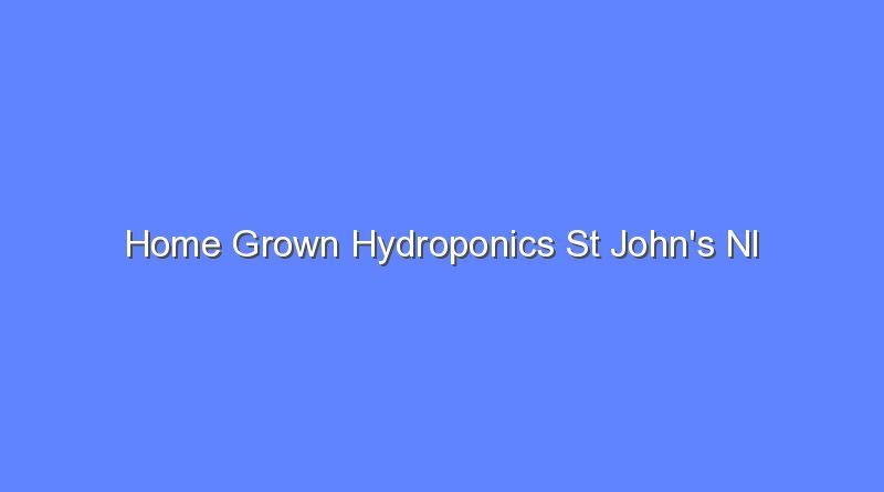 home grown hydroponics st johns nl 9677