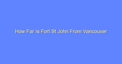 how far is fort st john from vancouver 11658