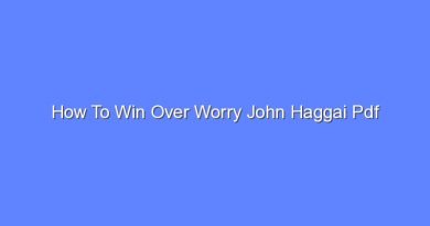 how to win over worry john haggai pdf 9739