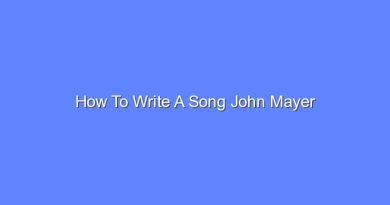 how to write a song john mayer 9745