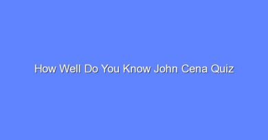 how well do you know john cena quiz 9748
