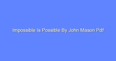 impossible is possible by john mason pdf 9773