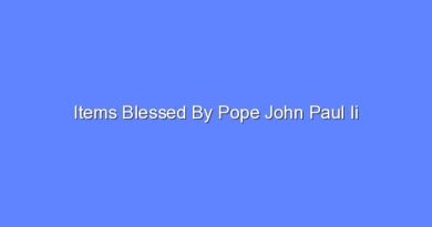items blessed by pope john paul ii 8165