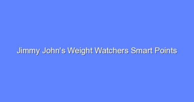 jimmy johns weight watchers smart points 8183