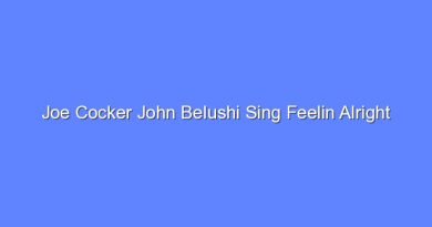 joe cocker john belushi sing feelin alright 9803