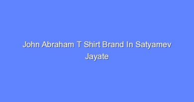 john abraham t shirt brand in satyamev jayate 8201