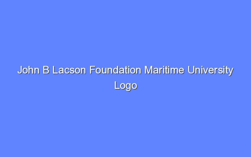 John B Lacson Foundation Maritime University Logo - Bologny