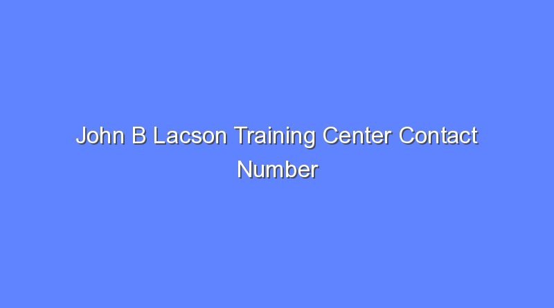john b lacson training center contact number 8210