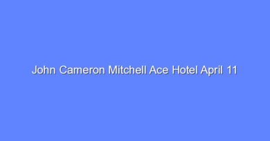 john cameron mitchell ace hotel april 11 11791